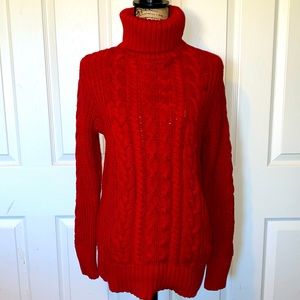 Gap Red Turtle Neck sweater